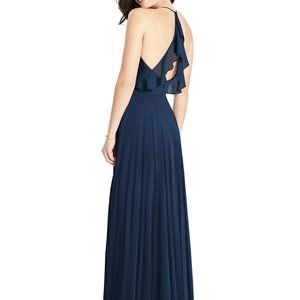 Dessy Collection Ruffled Strap size 8 Dress